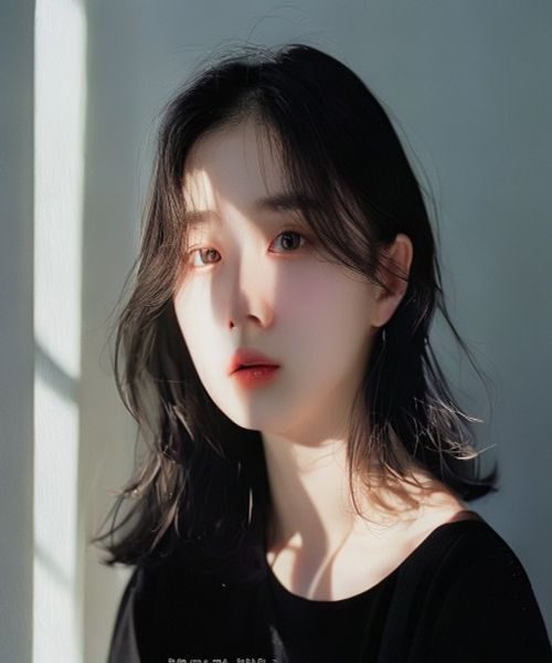 上原亚衣出道初期写真风格图，清新自然光线下的年轻演艺人物形象，展现出道时期的清纯气质